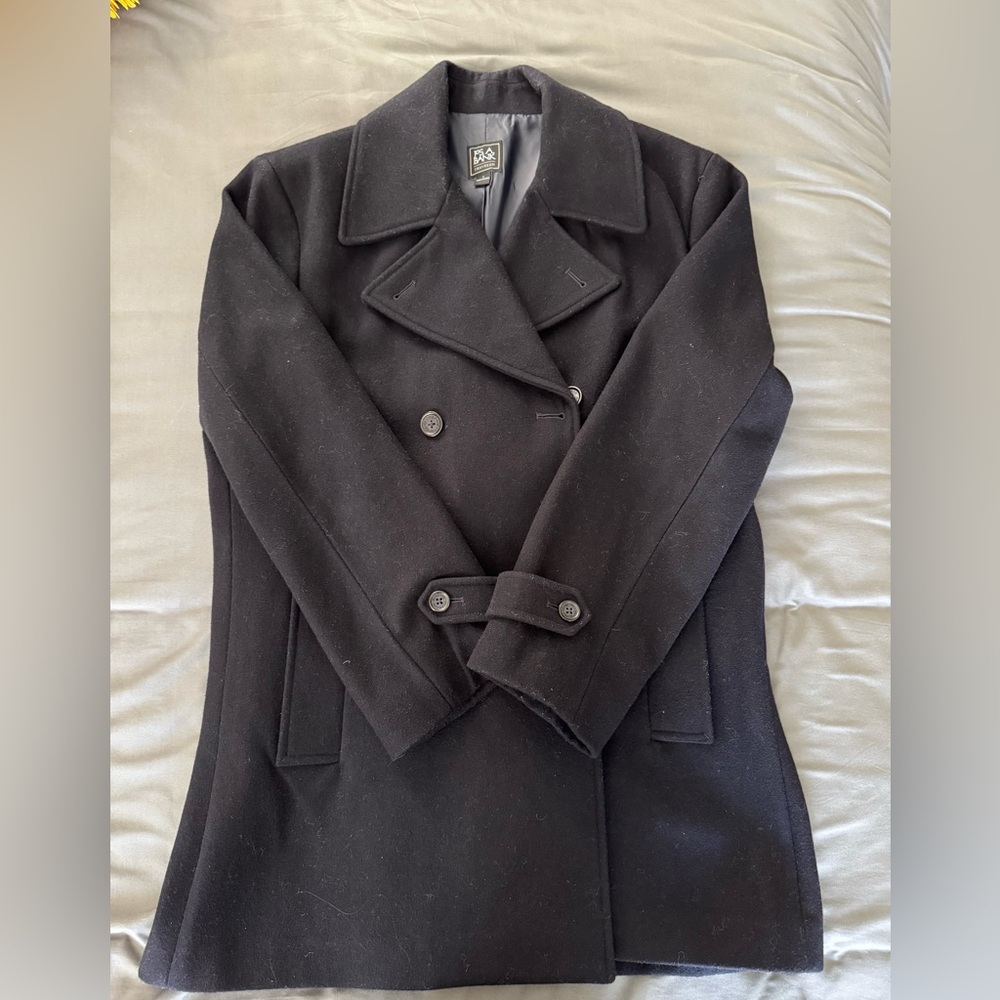 Jos. A. Bank Traveler Jacket in Navy and Black Trim
